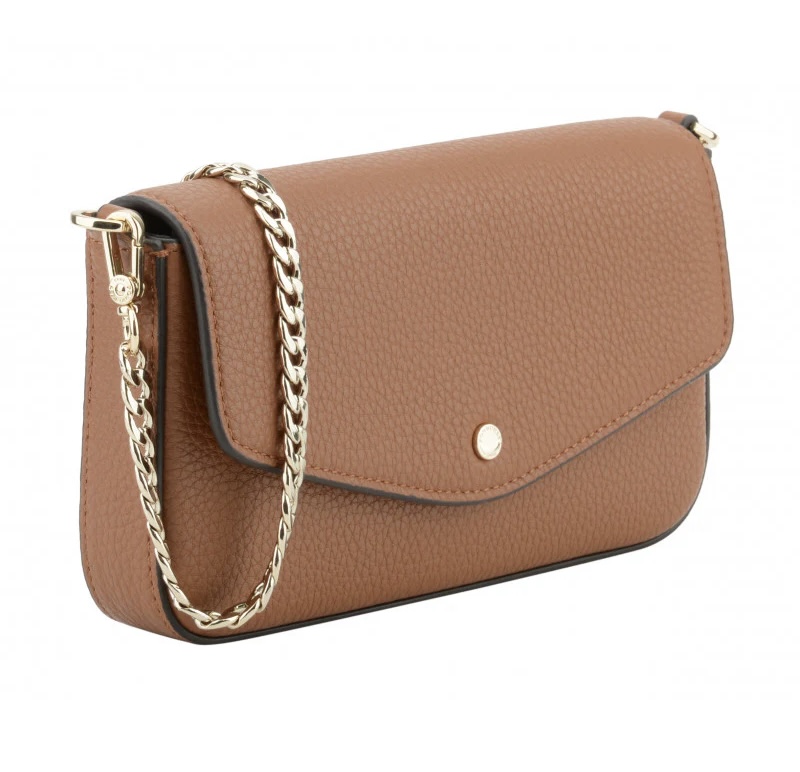 POURCHET Paris Club Clutch Camel