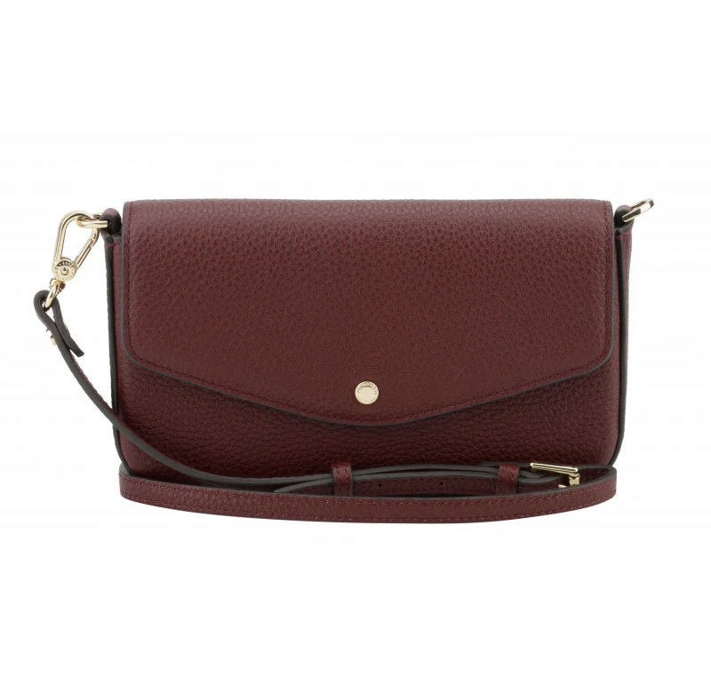 POURCHET Paris Club Clutch vBurgundy