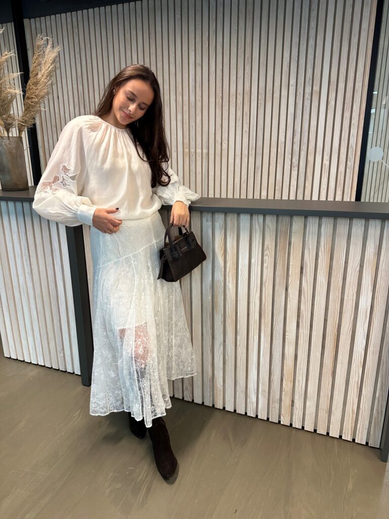 CMLEA-Skirt blonder hvit