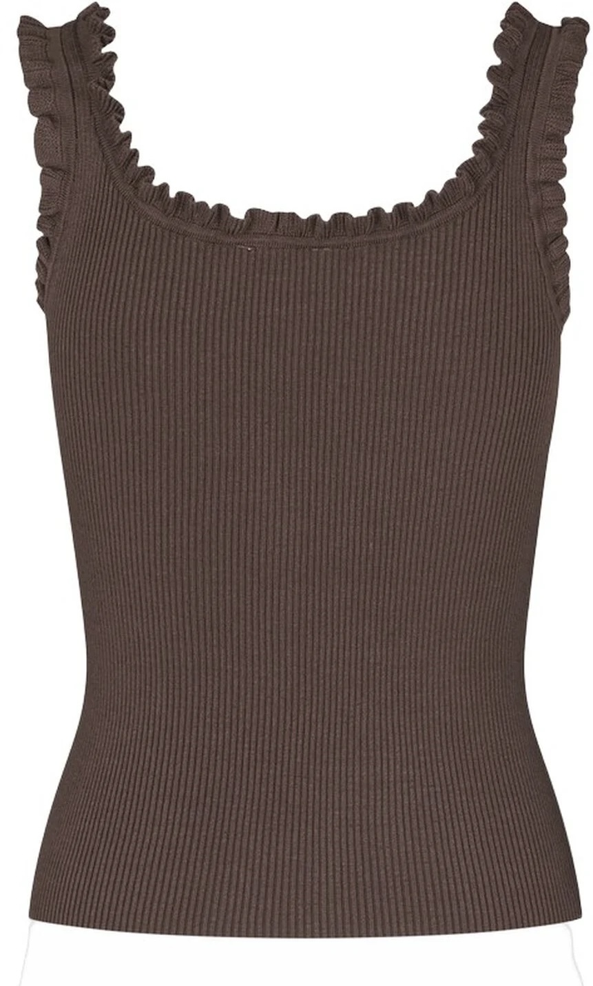 Elinne-M Singlet Top Brun