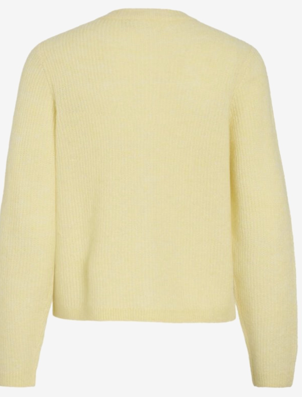 Vilory O-Neck Knit Cardigan-Noos Gul