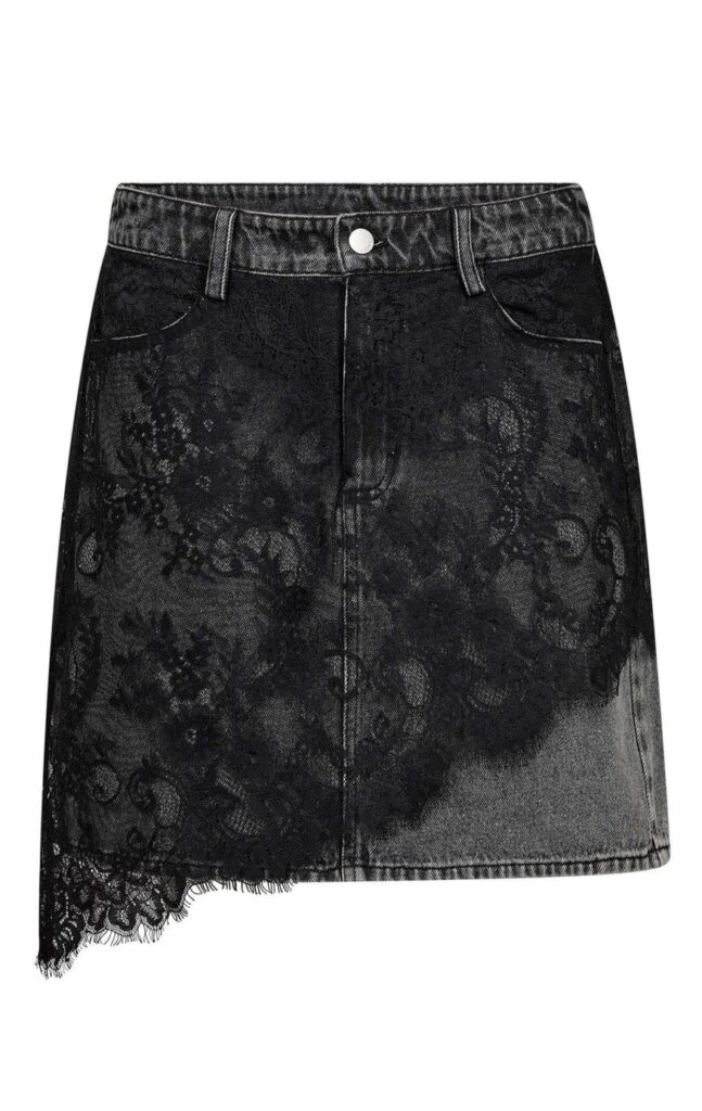 CoralineGO Jeans skirt Grå