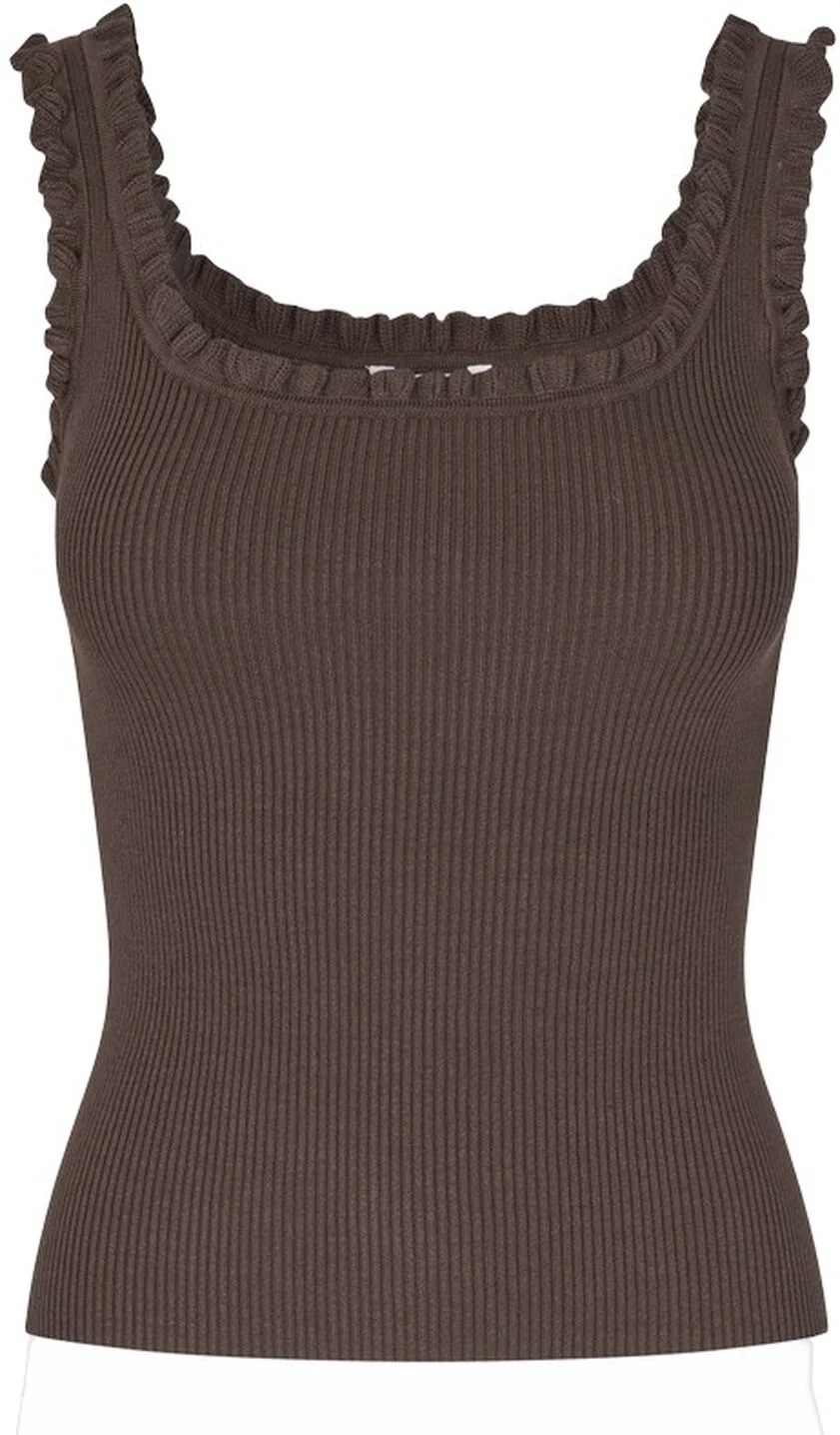 Elinne-M Singlet Top Brun