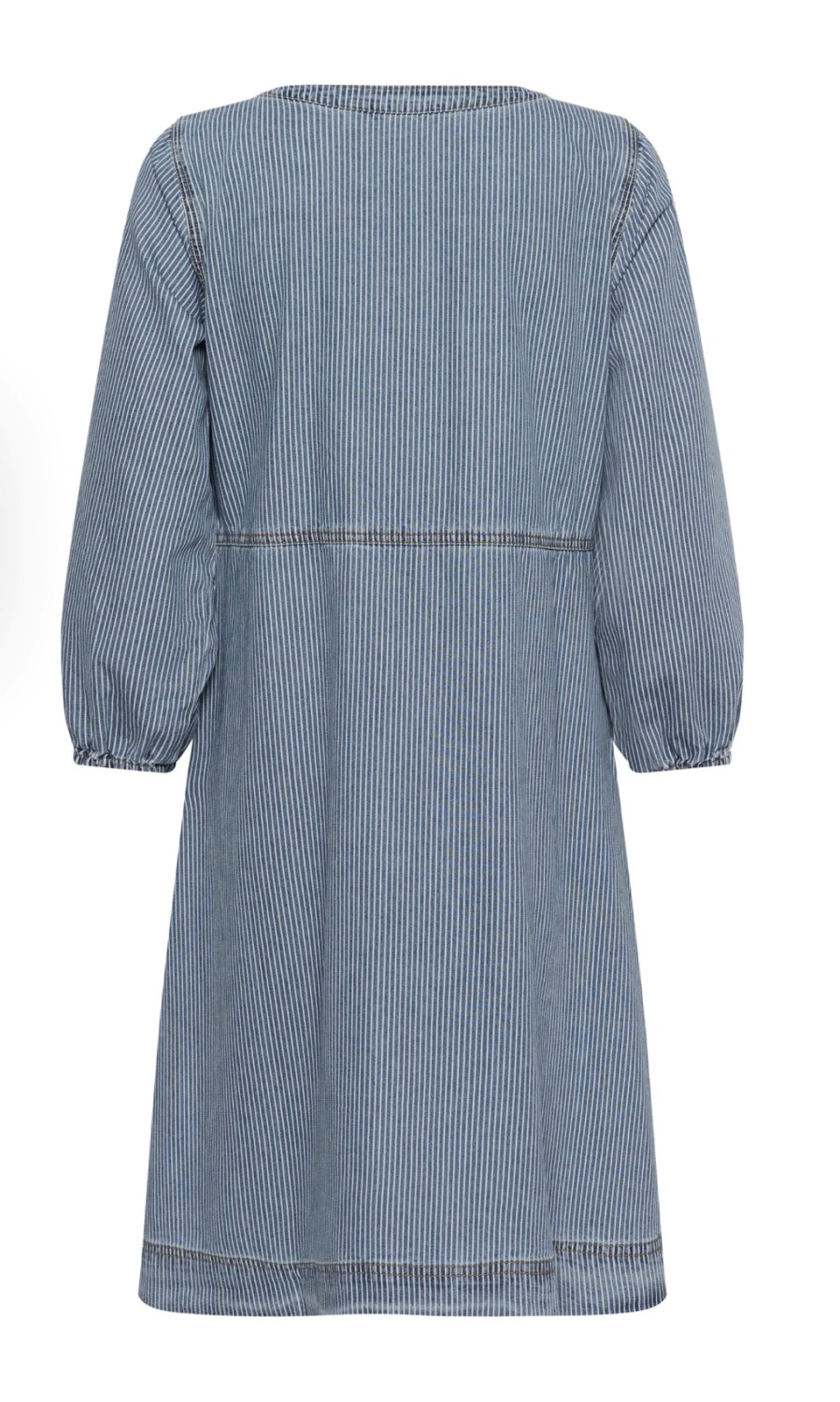 CUAyna Sleeve Dress Blå/Hvit striper