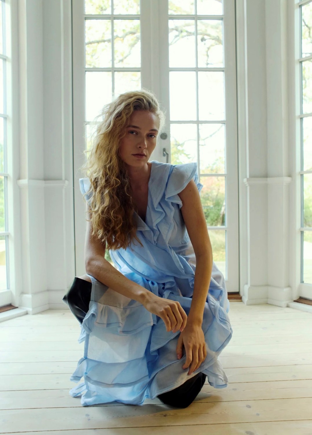 CMMOLLY-dress skyway lys blå