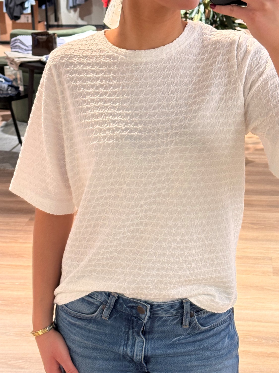 PZBrea ss Tshirt Hvit