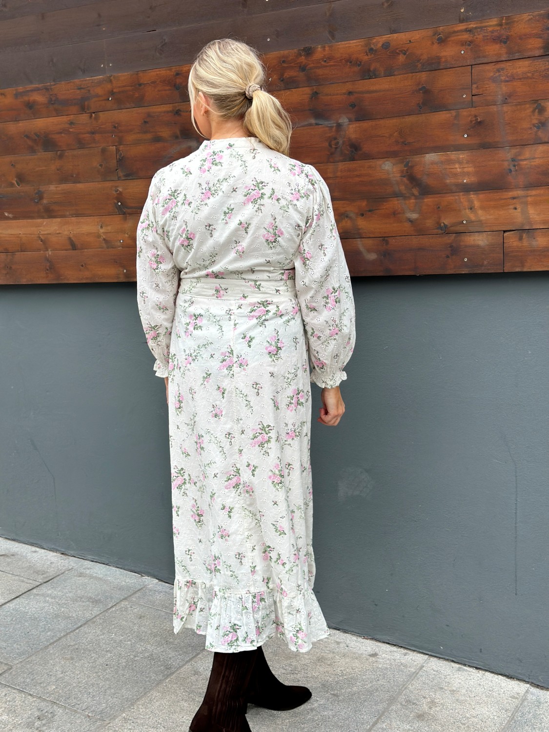 VIMIADA EMB maxi dress blomster