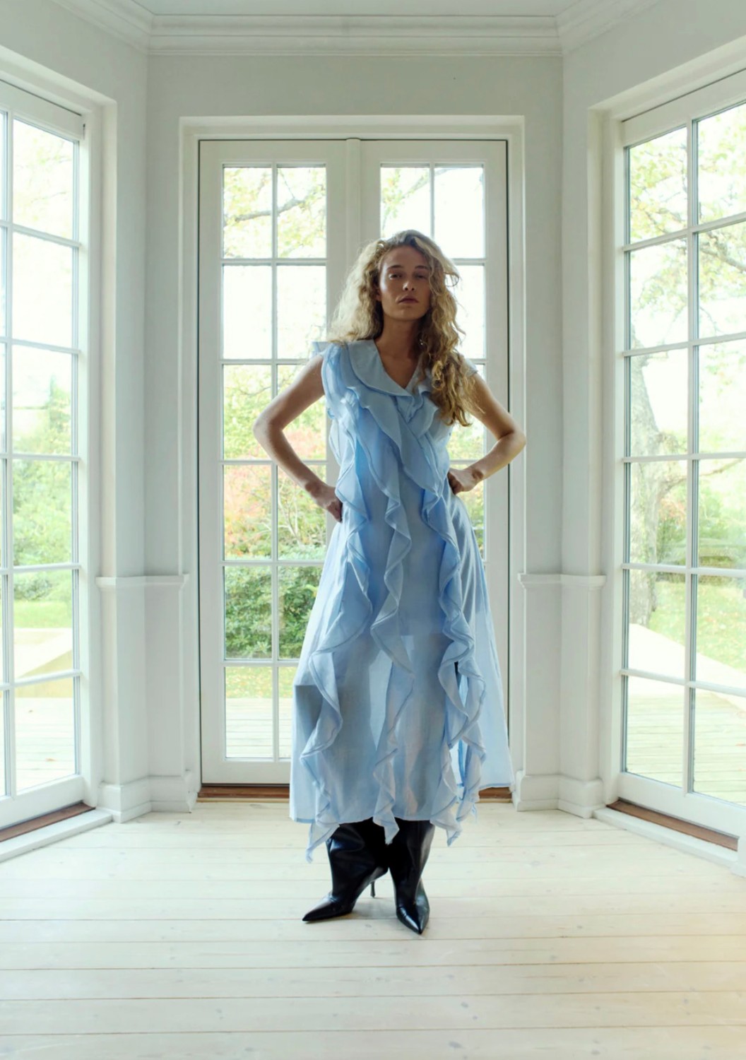 CMMOLLY-dress skyway lys blå