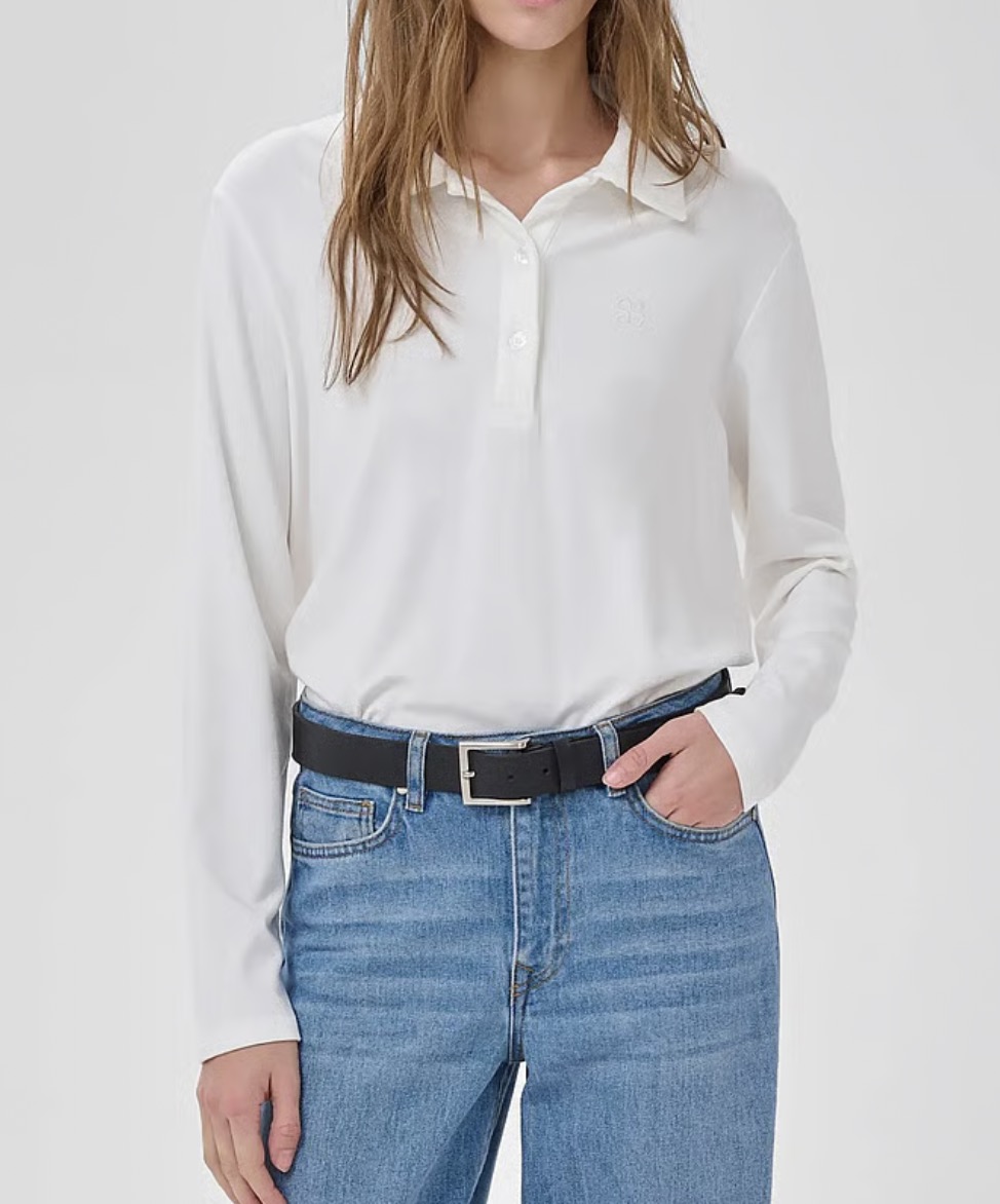 MWNupi polo blouse snow white
