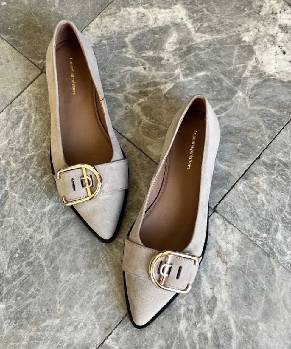 My succes biscuit ballerina med spiss beige