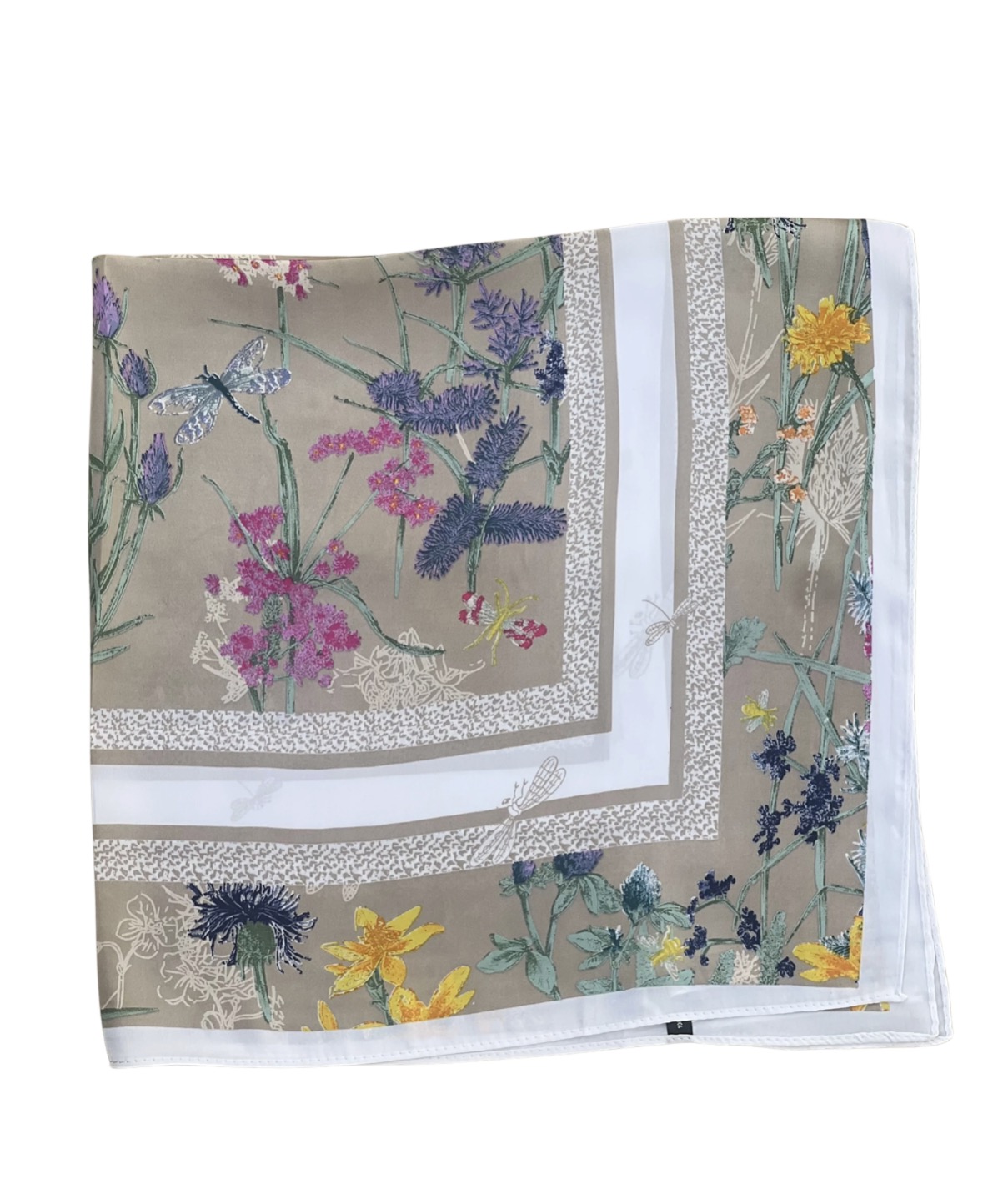 NORA skjerf summer meadoow beige