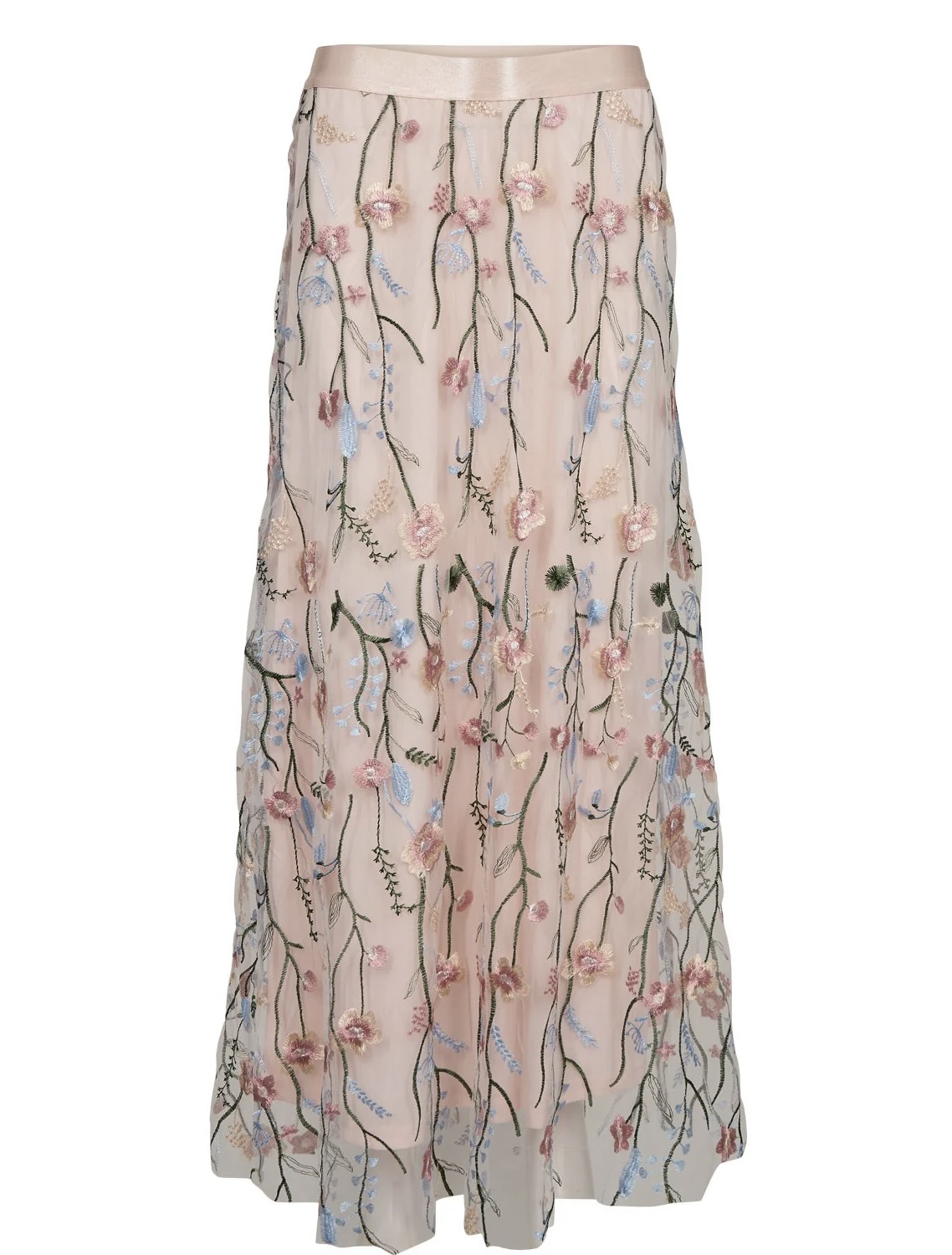 Nucoralina Skirt Rosa Blomster