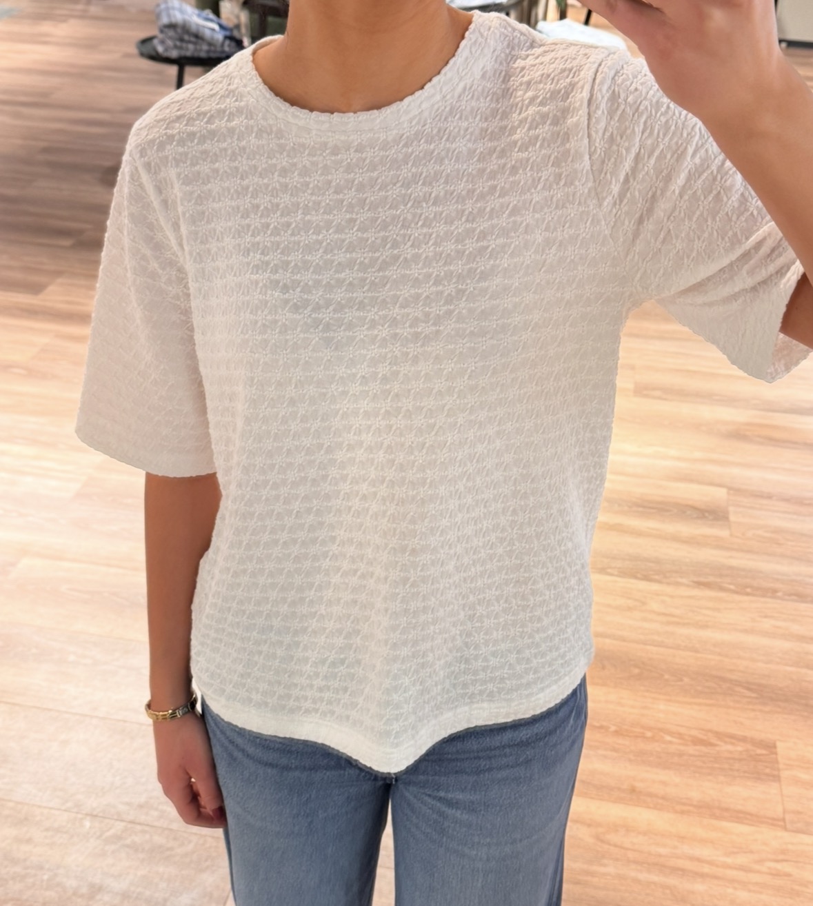 PZBrea ss Tshirt Hvit