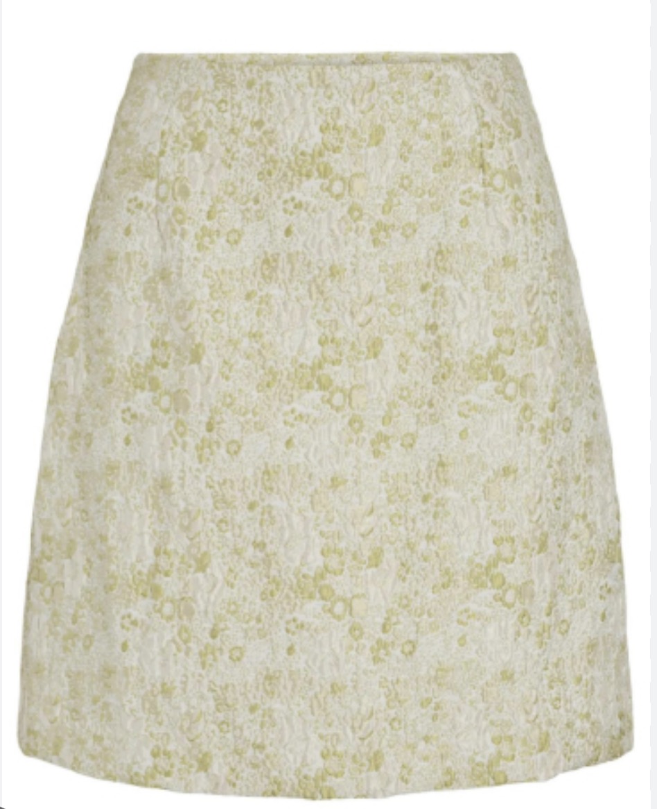 Vikaia Jacquard Short Skirt Grønn