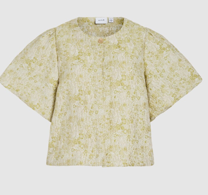 Vikaia o-neck jacquard Bolero