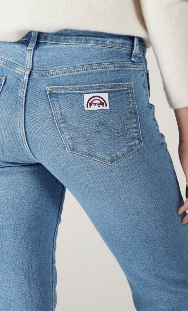 WRANGLER FLARE Velvet sky jeans