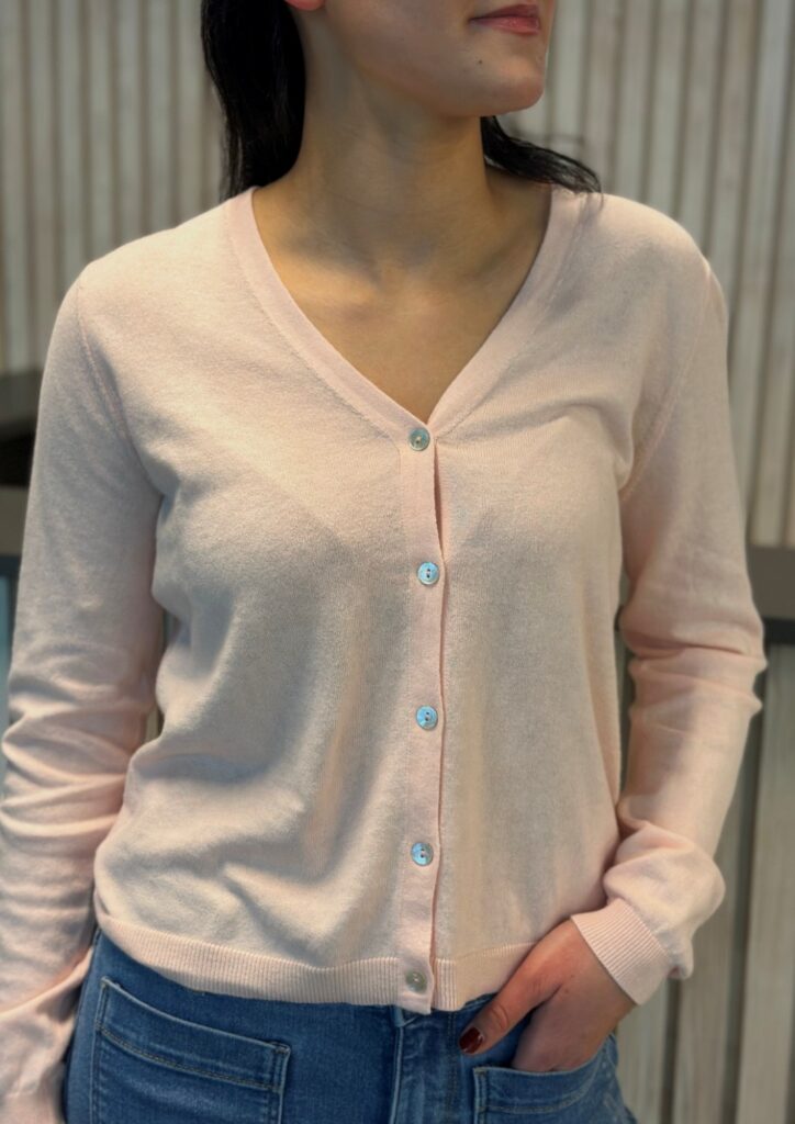 Nucally Cardigan fersken