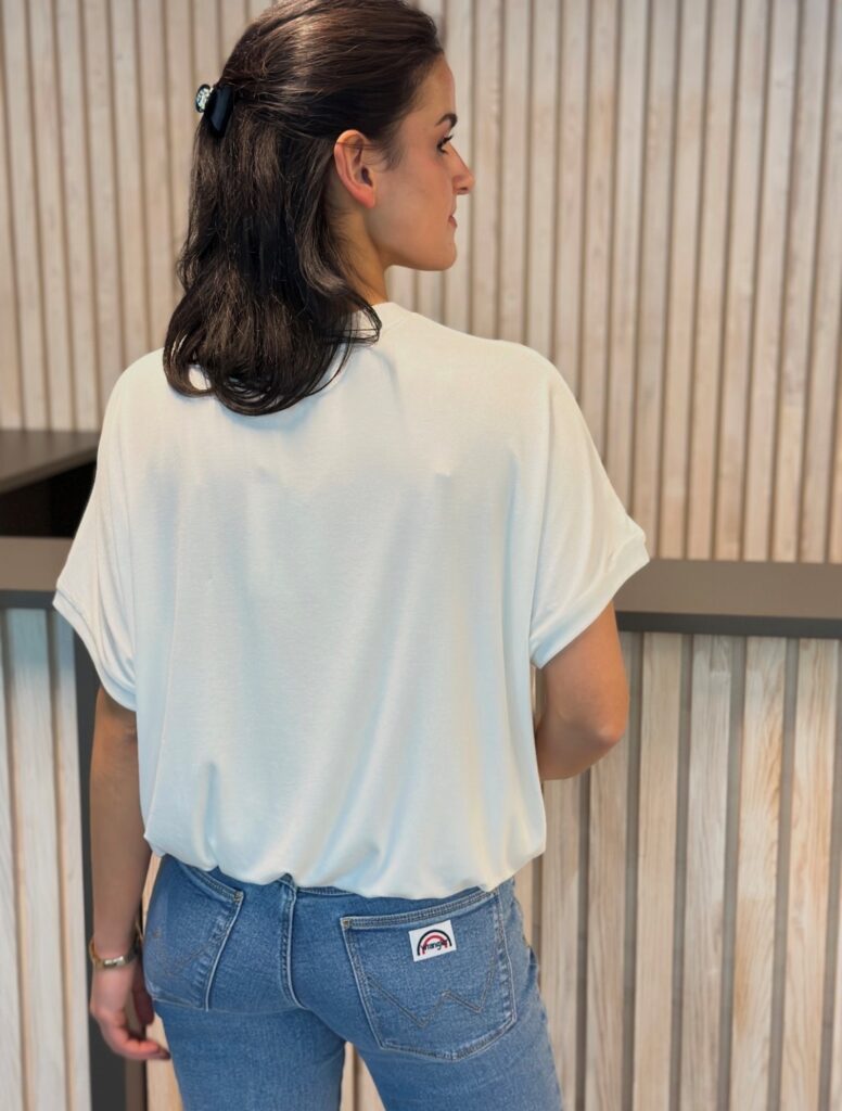 Nuleah Boxy tee Hvit