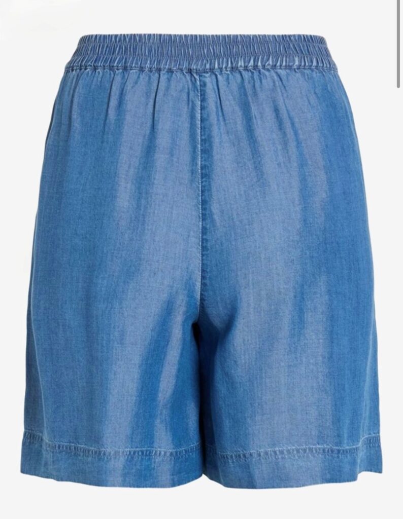 VITEVIRA HW shorts/vol medium blå denim