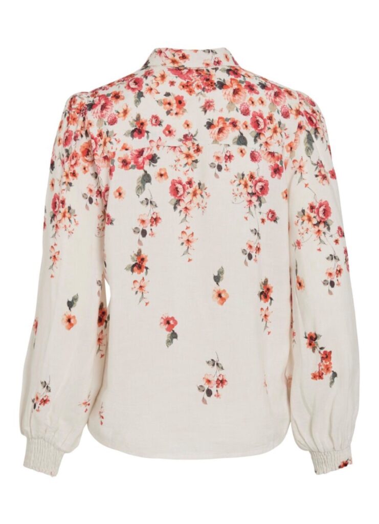 VIELMA BAI L/S shirt/ln/2 blomster