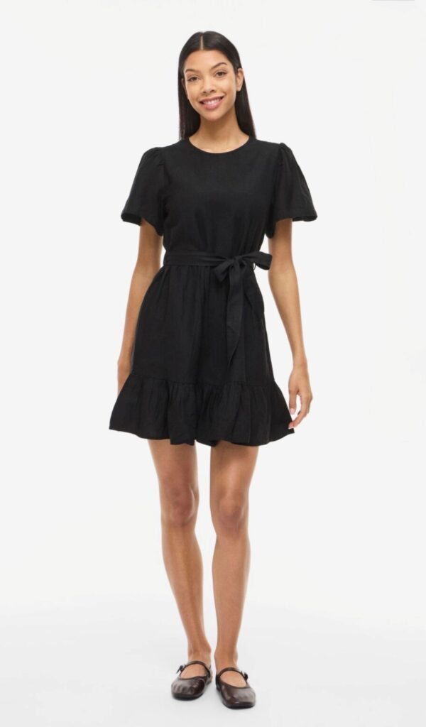 VIPRISILLA new s/s short dress black beauty