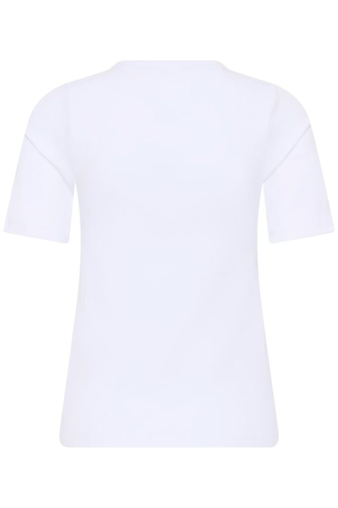 CUalyssa rib t-shirt hvit