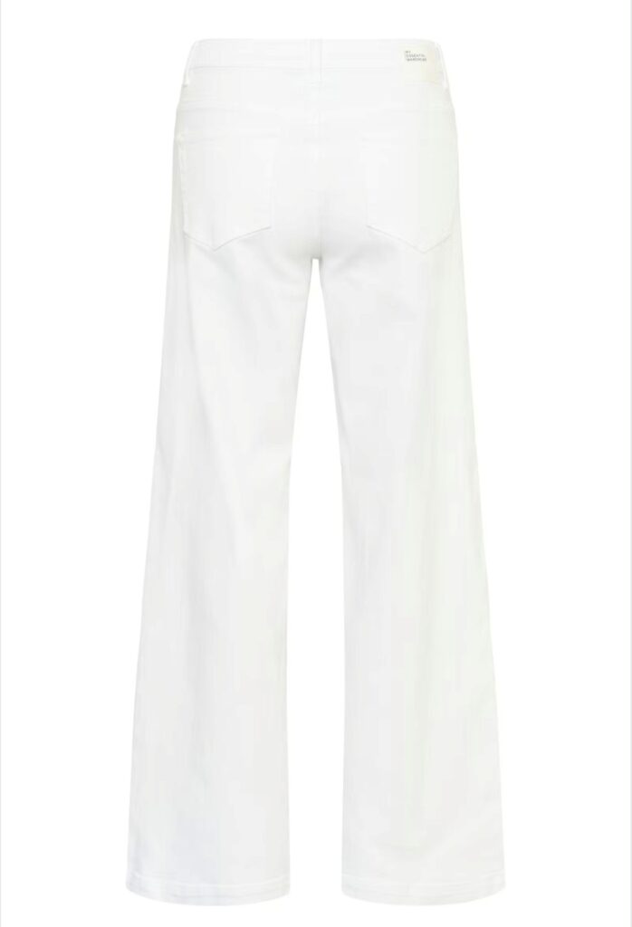 LOUIS MW 157 High Wide Jeans Hvit