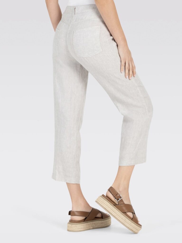 NORA cropped fog grey melang