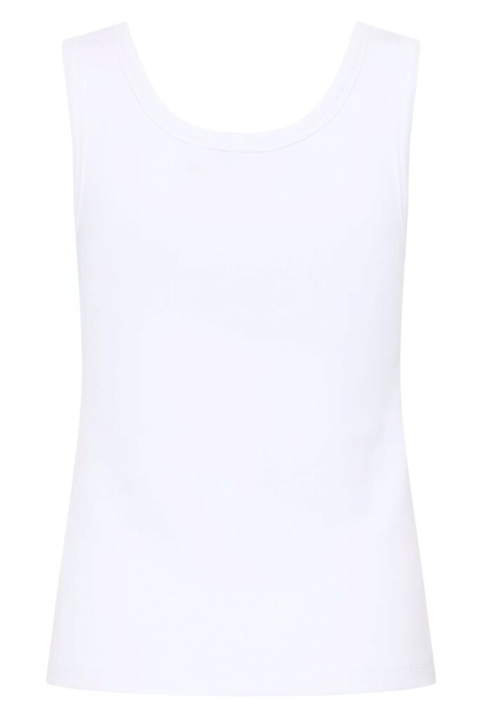 CUalyssa rib tanktop hvit