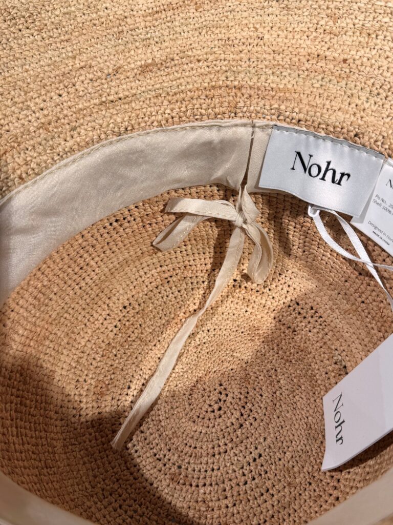 NOHR Ida big bucket hat justerbar sand