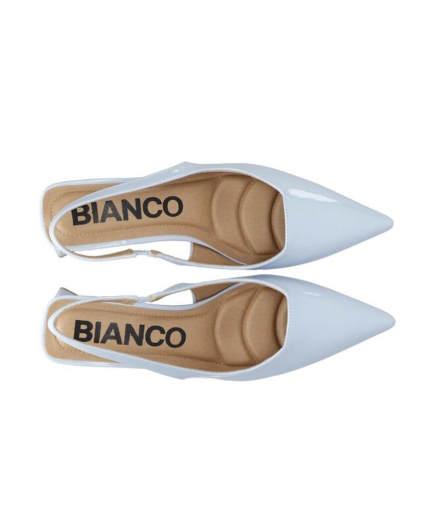 BIAMARLYN slingback patent lys blå