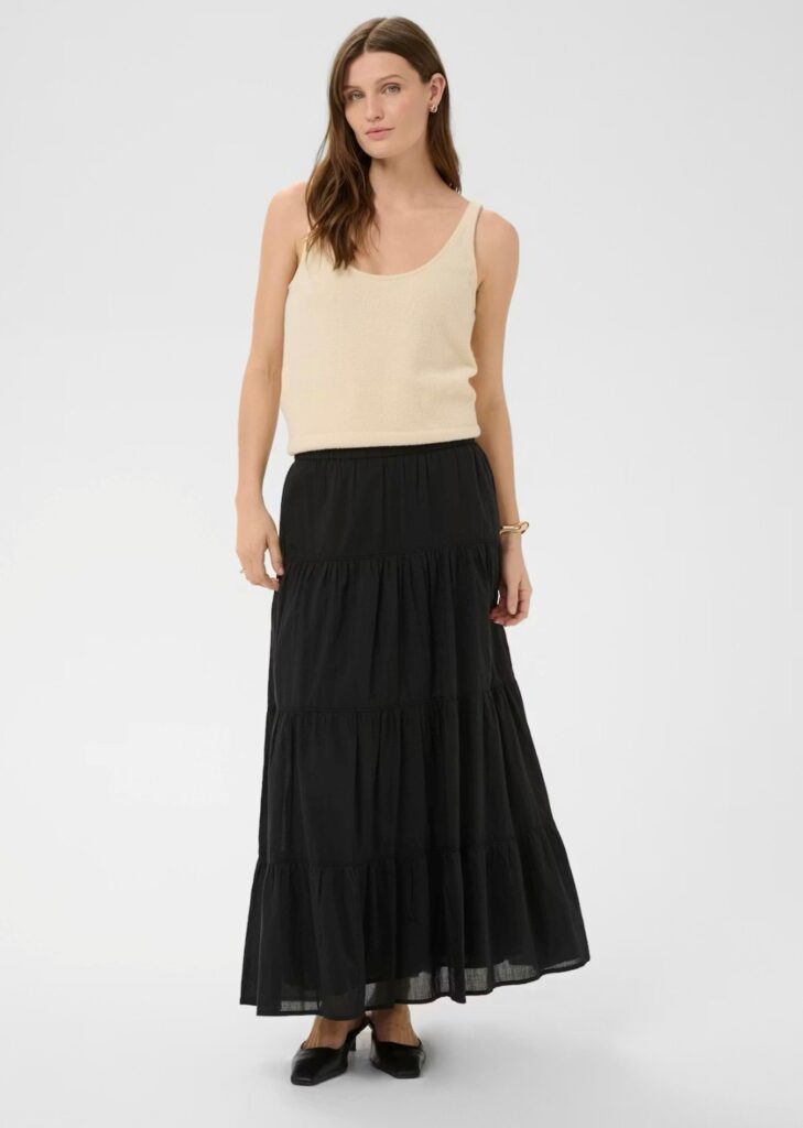 SLRuna maxi skirt sort