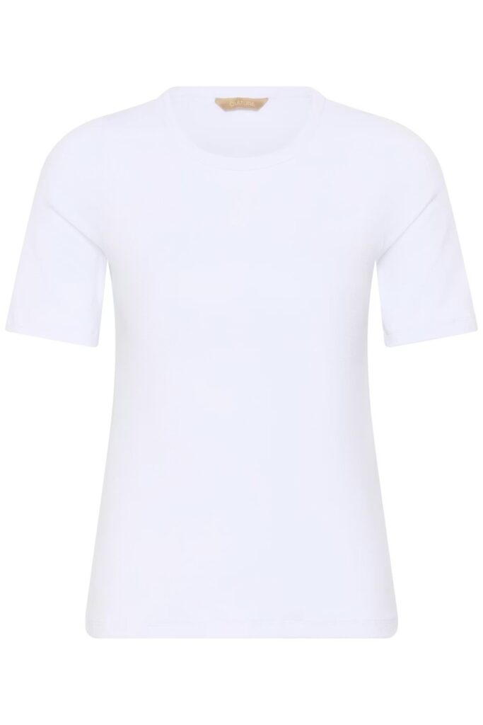 CUalyssa rib t-shirt hvit