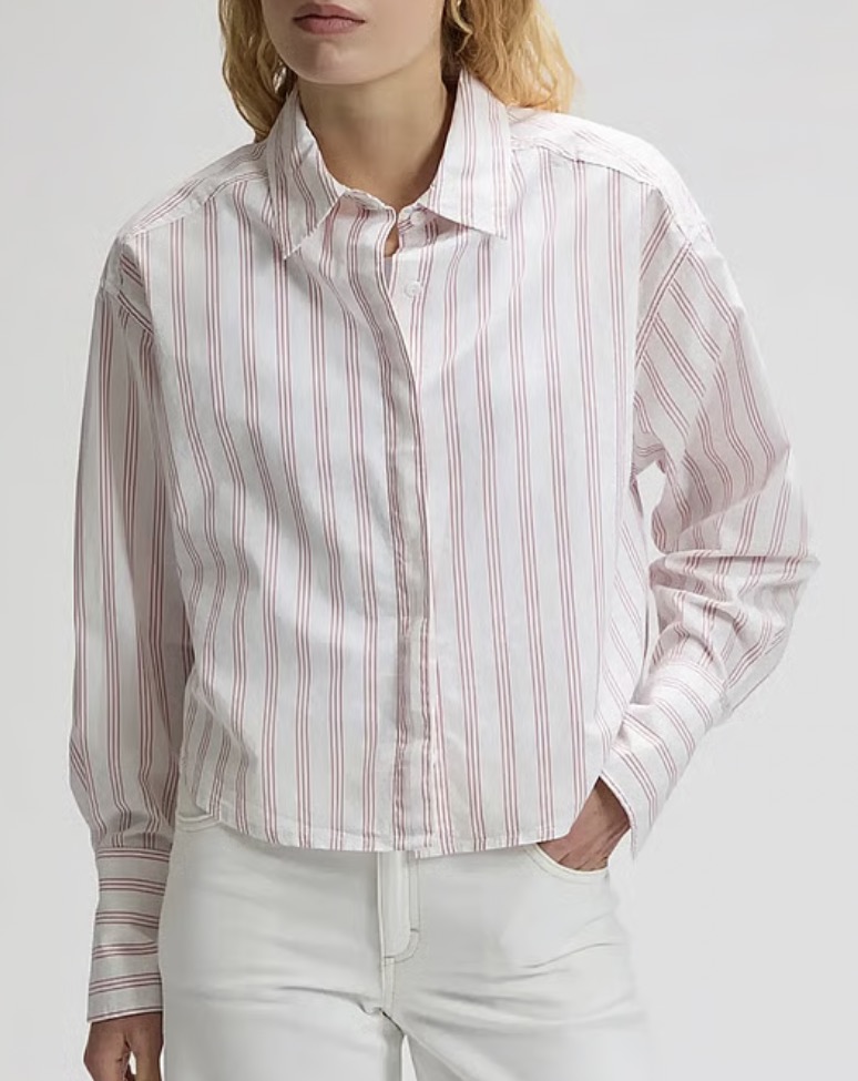 LEE cuffed shirt mallory striper