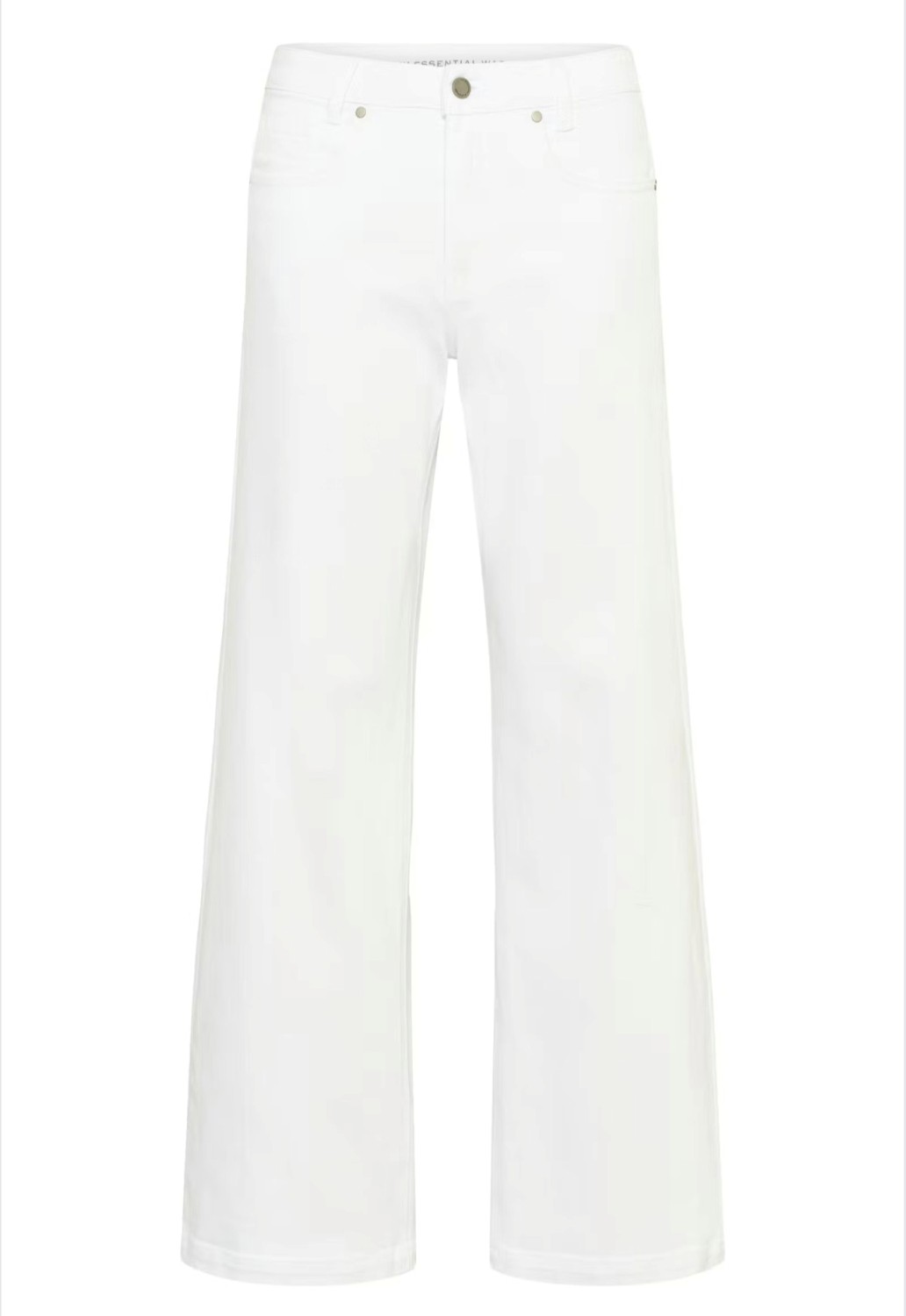 LOUIS MW 157 High Wide Jeans Hvit