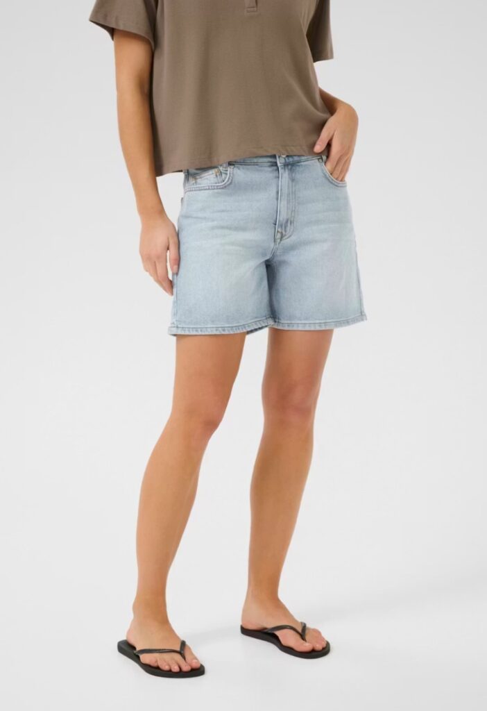 LucyMW 139 high shorts lys blå