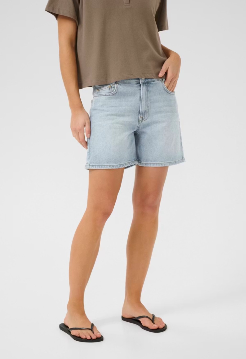 LucyMW 139 high shorts lys blå