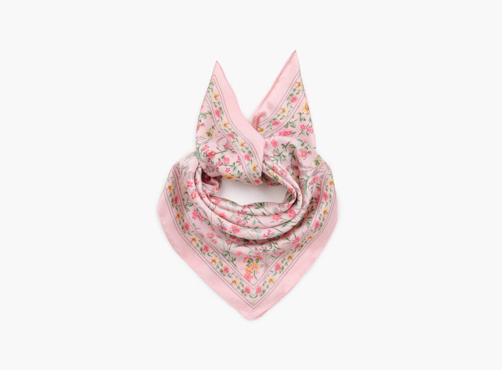 Manzini Skjerf floral rosa