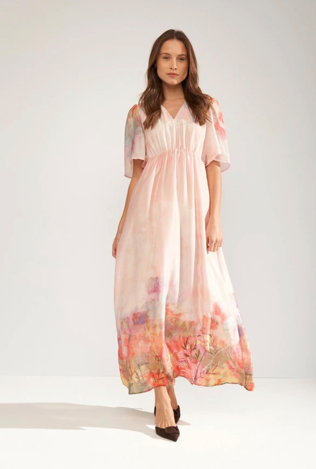 NULOVE SS Dress 2550 mangano calcite rosa