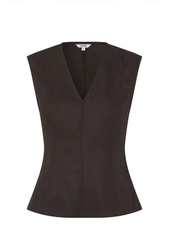 SHAWNA Amelise-m blouse top brun