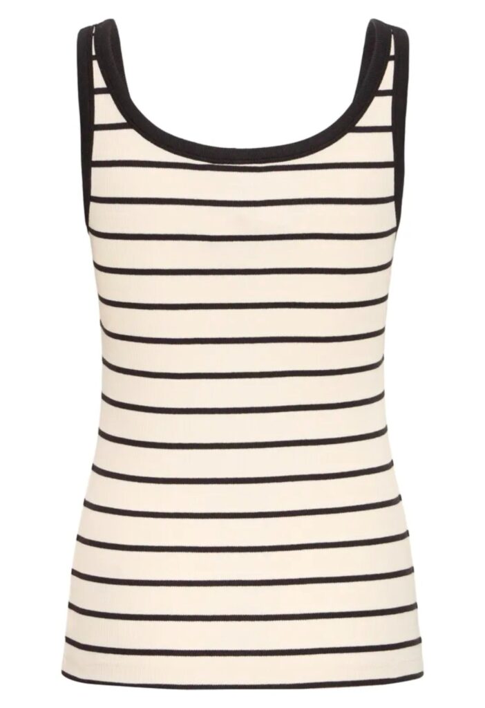 PZALLESIA top striped cloud dancer