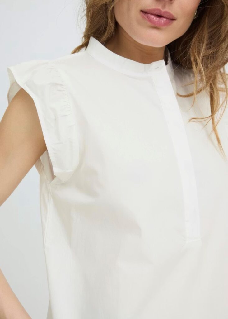 PZCLEO ss blouse hvit