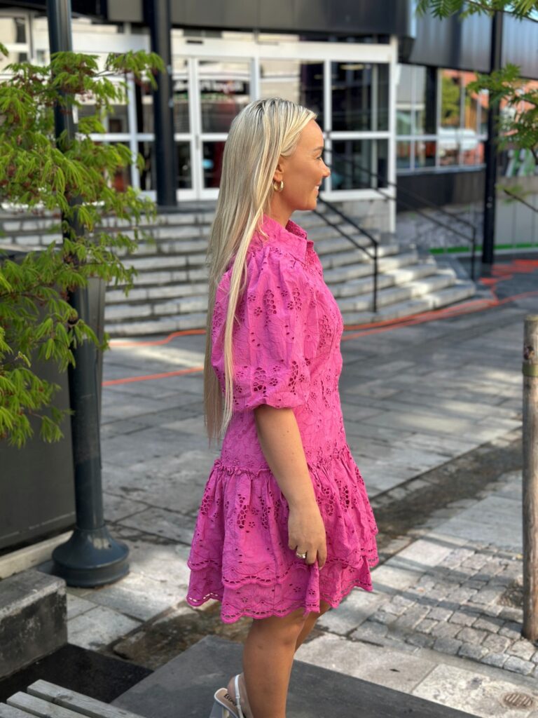 VISMILLA 2/4 short dress rosa