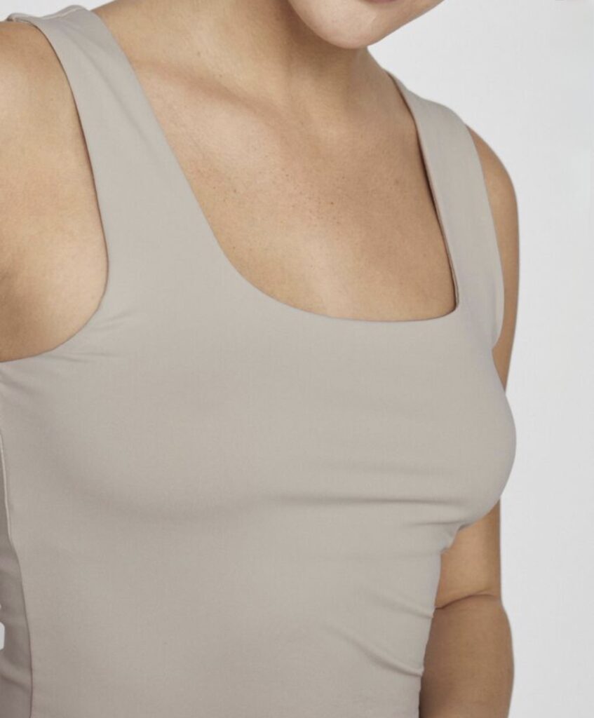 Vikenza Tank Top silver grey beige