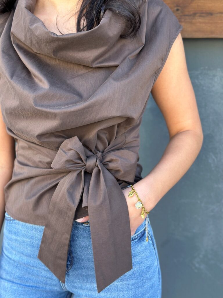 SagaraGO Blouse coffee