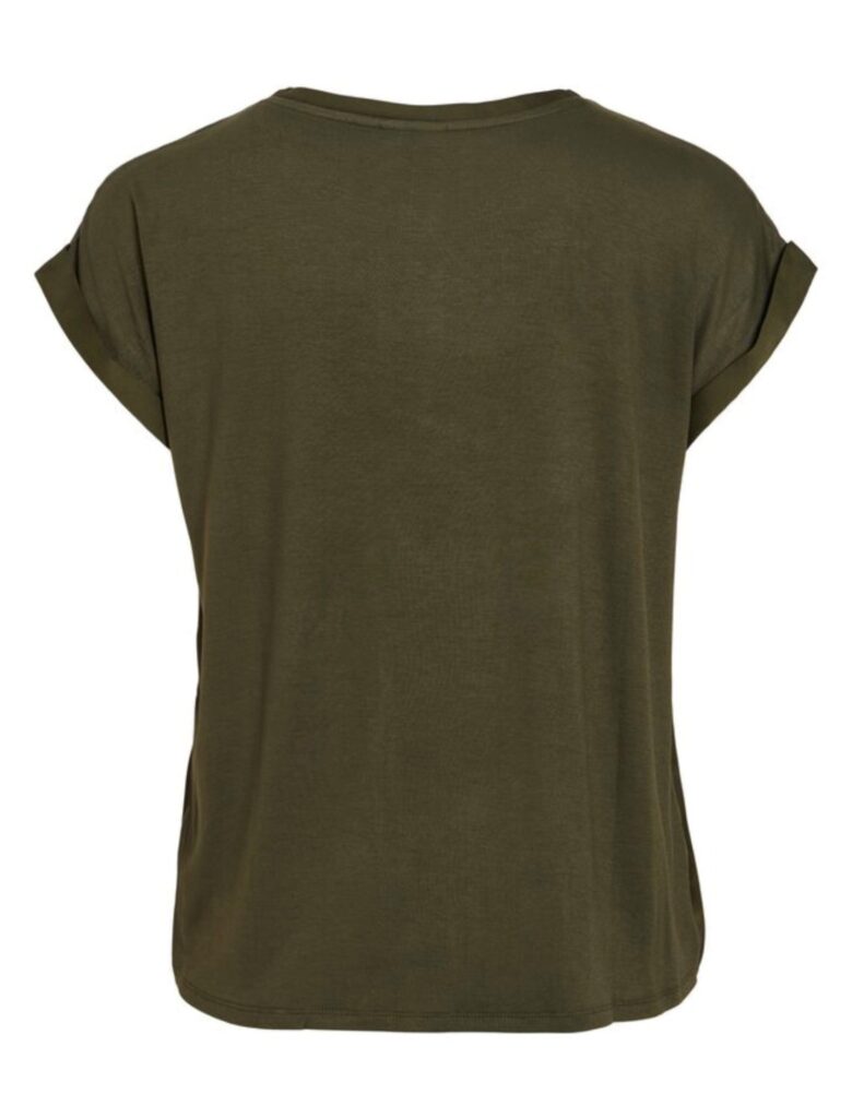 Viellette S/S Satin Top Grønn