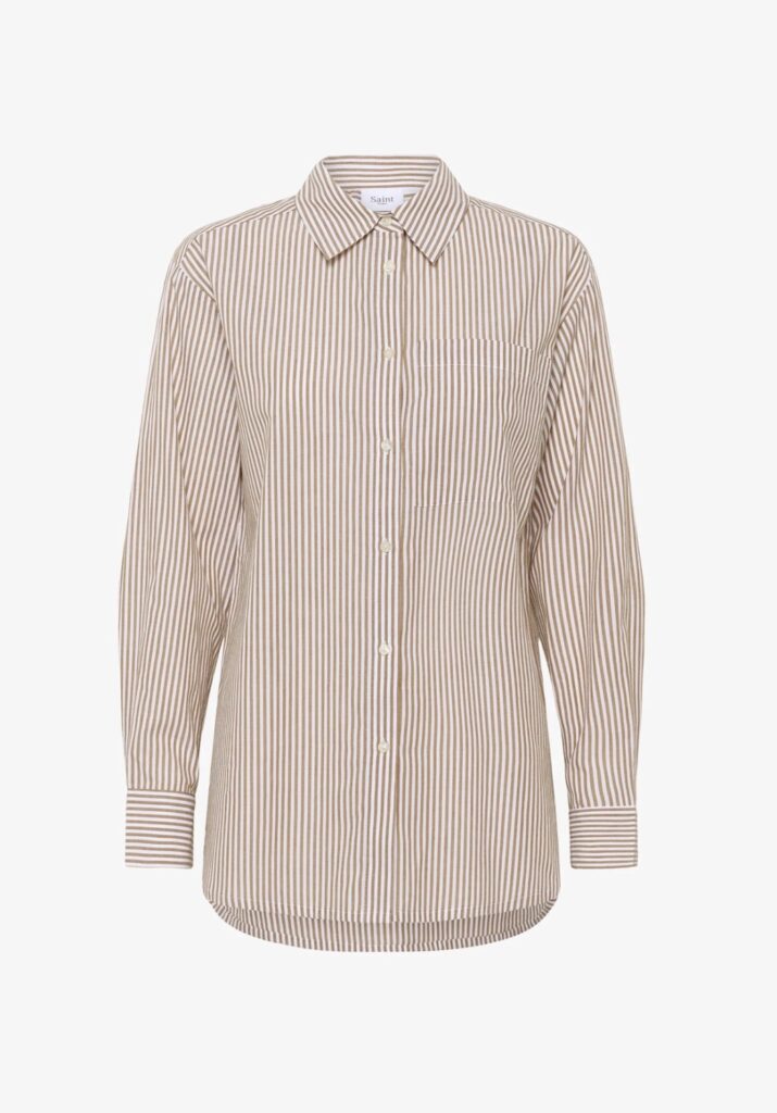 ElmikoSZ N. shirt striper brun