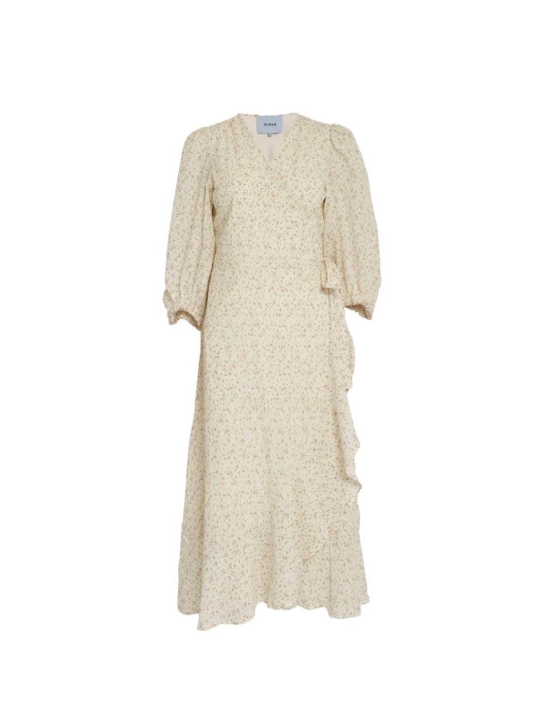 MSMercine wrap dress orchid flower print