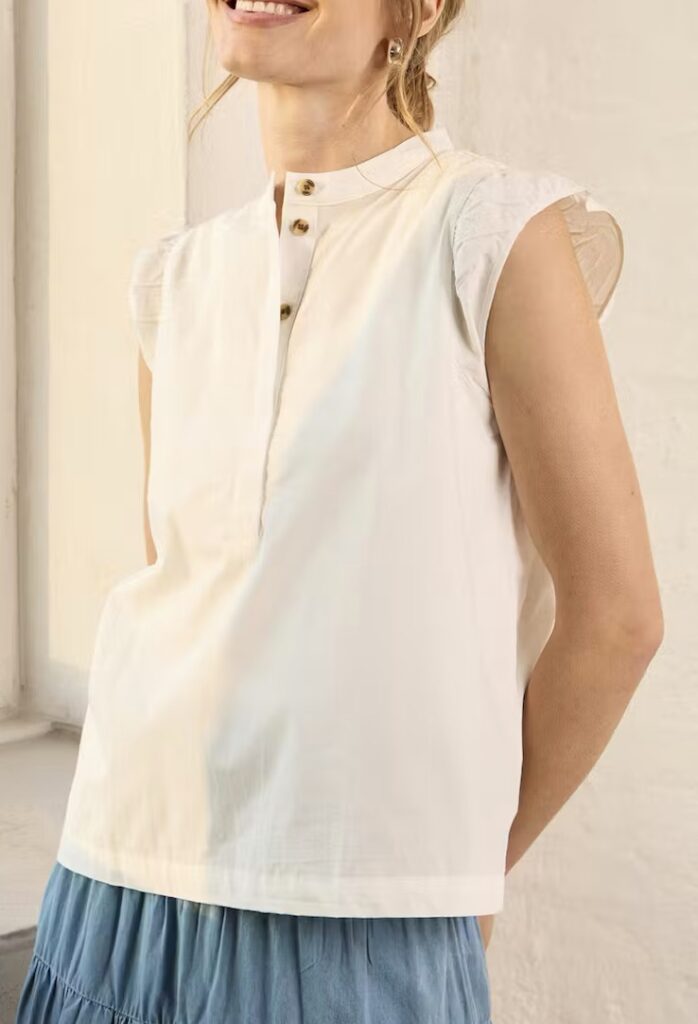 PZCLEO ss blouse hvit
