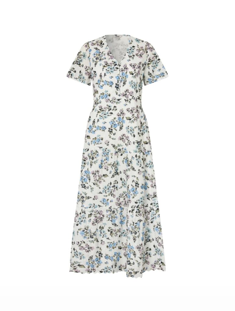ROISIN EMB print mylora dress blomster
